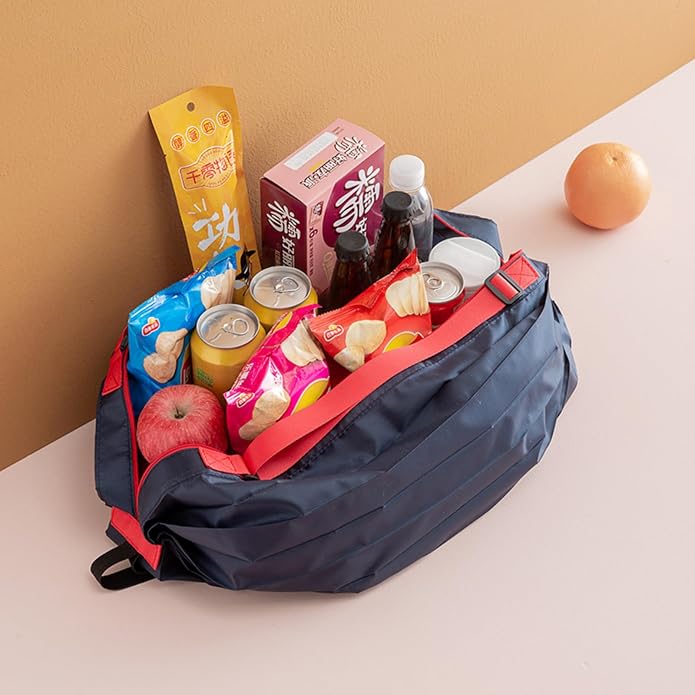 2PCS Travel Shoulder Bag Reusable Grocery Bags Foldable Shopping Bags Waterproof Pouch Bags Sports handbag - Image 3