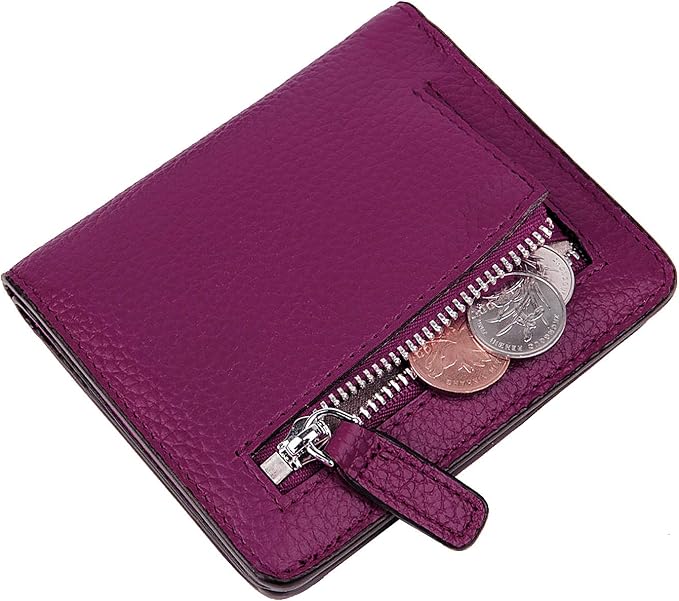Small Leather Wallet for Women, Ladies Credit Card Holder RFID Blocking Women's Mini Bifold Pocket Purse - Image 6