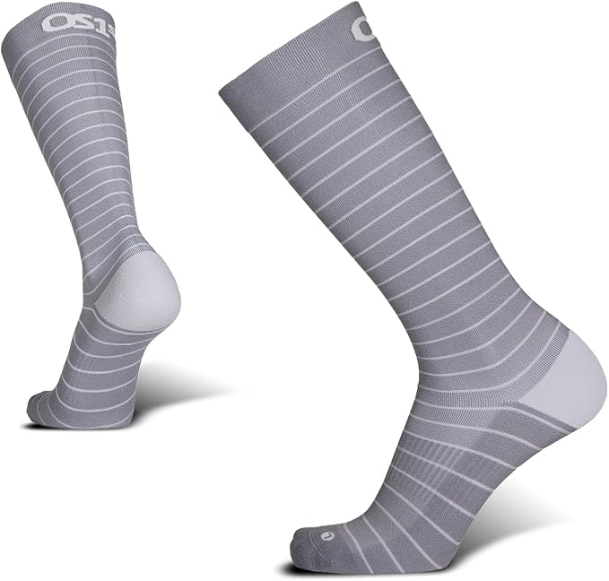 Wellness Compression Socks for circulation, swelling, deep vein thrombosis and calf cramps | 15-20mmHg by OS1st