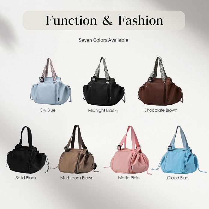 Everyday Bag Tote for Women, Spacious Diaper Bag with 16 Pockets, Durable Travel Bag, Sleek Work Shoulder Bag - Image 9