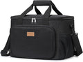Lifewit Medium Lunch Bag Insulated Lunch Box Soft Cooler Cooling Tote for Adult Men Women, Black 48-Can (33L) by Lifewit