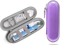 Nincha Hard Shell EVA Electric Toothbrush Case - Waterproof, Shockproof, Moisture Resistant, Large Size Fits Oral-B iO, Pro, Smart Series, Philips Sonicare (Purple) by Nincha