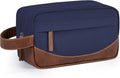 Travel Toiletry Bag for Men, Hanging Toiletry Organizer, Water Resistant Shaving Kit with Large Capacity for Travel Accessories (Blue, Medium) by Ezday