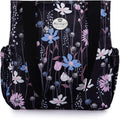 HUA ANGEL Floral Tote Bag - Casual Shoulder Bag Daily Tote Bag with Zipper Gym Travel Shopping Work Handbag for Women by Huaangel