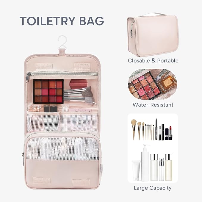 10 Set Packing Cubes for Travel, Gifts for Women Mom,Anti-Tearing Suitcase Organizer for Luggage with Shoe & Hanging Toiletry Bag,OlarHike Vacation Essentials & Accessories for Cruise Ship - Image 3