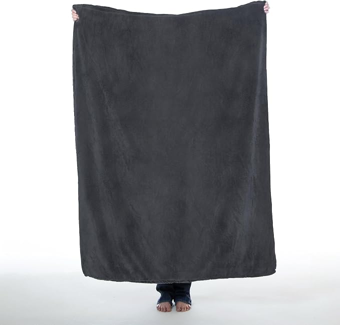 Carstens, Inc. Travel Blanket, Premium Compact 2-in-1 Airplane Blanket/Pillow, Perfect Grey - Image 2