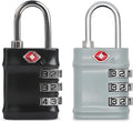 Luggage Locks TSA Approved 2 Pack, Combo Lock for Gym Locker, Small Combination Padlock, Padlock with Code for Travel Essentials, Suitcase, Zipper, Locker, Cabinet, Gun Case, Tool Box by SpecializeinCombinationLock
