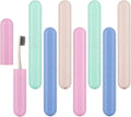 Tecbeauty 8Pcs Travel Toothbrush Case, Portable Toothbrush Holder Container Protector Cover for Travel, Business, Camping, School by Tecbeauty