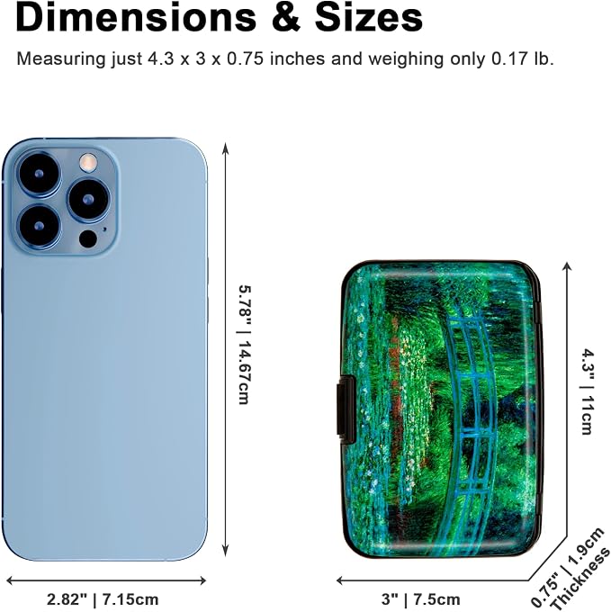 Credit Card Holder Small RFID Blocking Wallet Business Metal Slim Mini Aluminum Hard Case for Women Men - Image 5