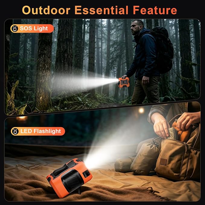 Portable Waist Fan Personal 14500mah 100 Speeds Clip On Shirt Fan Belt | Cooling Device Wearable Cool Body Blow Cold Air Rechargeable Pocket Mini Men Workers Outdoor Travel Hiking Gifts - Image 4