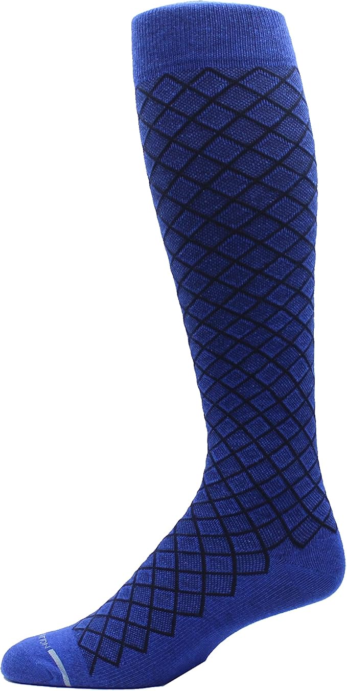 Dr. Motion 4 Pairs Men's Athletic Traveler Graduated Compression Knee High Socks - Image 2