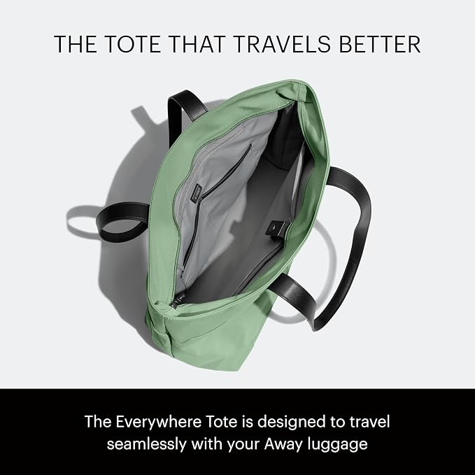 Away The Everywhere Tote, Airline Approved Personal Item Travel Bag | Padded Laptop Pocket, Trolley Sleeve, Interior & Exterior Pockets, Personal Item Travel Tote for Work & Travel - Image 3