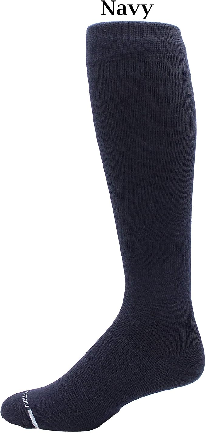 Dr. Motion 4 Pairs Men's Athletic Traveler Graduated Compression Knee High Socks - Image 5