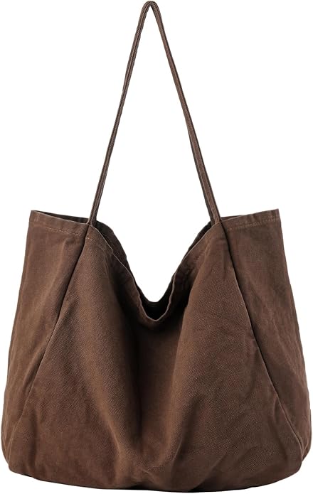 Canvas Tote Bag for Women Large Hobo Shoulder Bag for Work Travel Casual Message Bag Tote Purse handbags by YAVCOOL