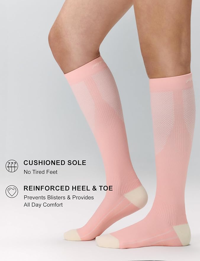 FITRELL 3 Pairs Compression Socks for Women and Men 20-30mmHg-Circulation Support Socks - Image 6