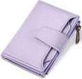 Small Wallet Women RFID Blocking Soft Leather Bifold Compact Card Holder Wallet for Women with Zipper Coin Pocket 4 ID Window by Airkit