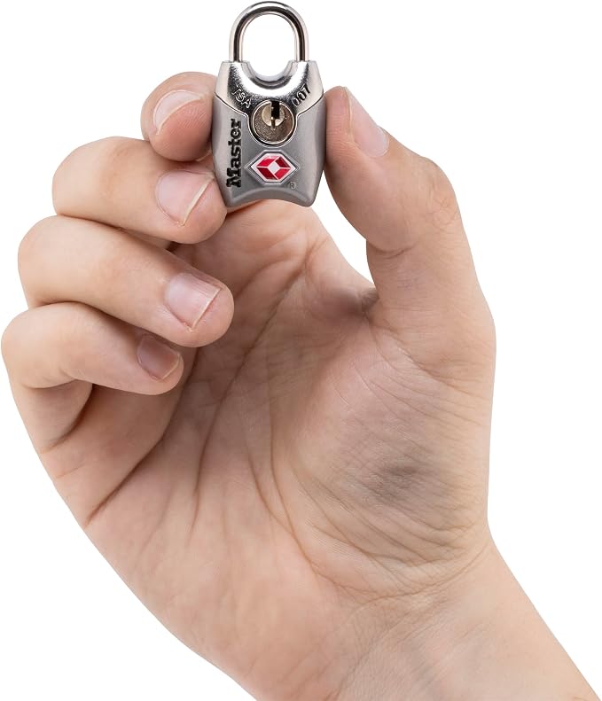 Master Lock 4689Q TSA Approved Luggage Lock, 4 Pack, Colors May Vary - Image 7