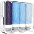 Travel Bottles for Toiletries, Silicone TSA Approved Bottles, Leakproof Shampoo & Toiletry Containers for Airplane, Vacation & Business Trips by PanLuoNais