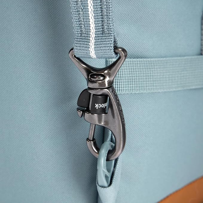 Pacsafe GO Anti Theft 44L Carry-on Backpack, Fresh Mint - Image 10