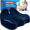 Seat Cushion, Chair Cushions, Memory Foam Office Chair Cushion | Hip & Sciatica & Tailbone Pain Relief, Long Sitting Comfort for Office Chairs/Desk Seats/Wheelchair (Large, Blue) by Unknown