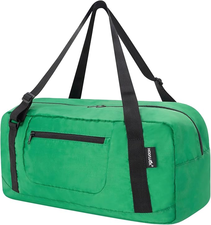 HOLYLUCK Foldable Travel Duffel Bag For Women & Men Luggage Great for Gym - Kelly green by holyluck