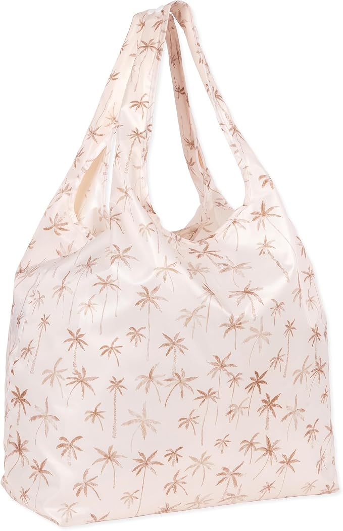 Bumkins Reusable Grocery Shopping Tote Bag for Women, Large Boho Style with Handles, Foldable, Washable, Shoulder Straps by Bumkins