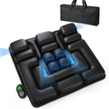 Inflatable Airplane Seat Cushion for Long Flights with Dual Airflow Fans | Portable Travel Cushion Airplane Seat for Air Travel, Office, Car and Wheelchair Rechargeable with Ergonomic Support by Unknown