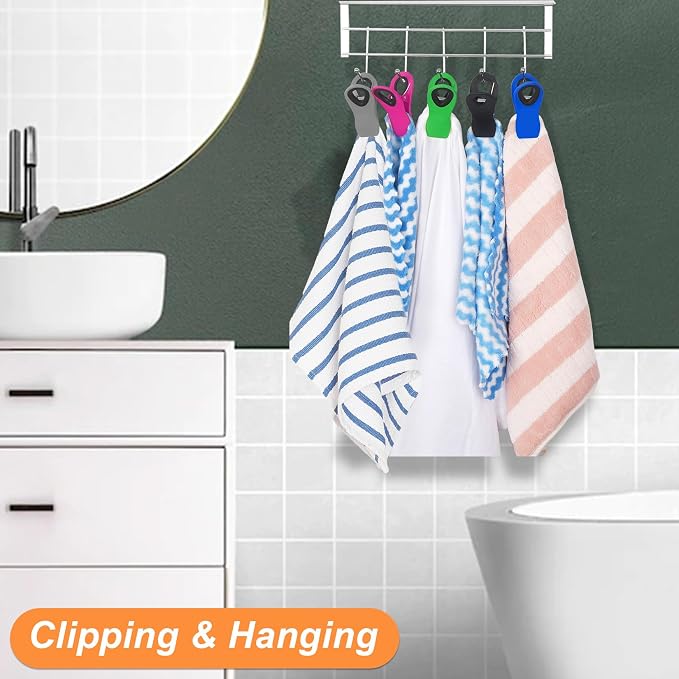 JETMORE 12 Pack Chip Clips Bag Clips Food Clip for Food Storage, Snack | Strong plastic jaws preserve freshness, magnetic chip clips hold snacks, and kitchen clips organize opened bags - Image 5