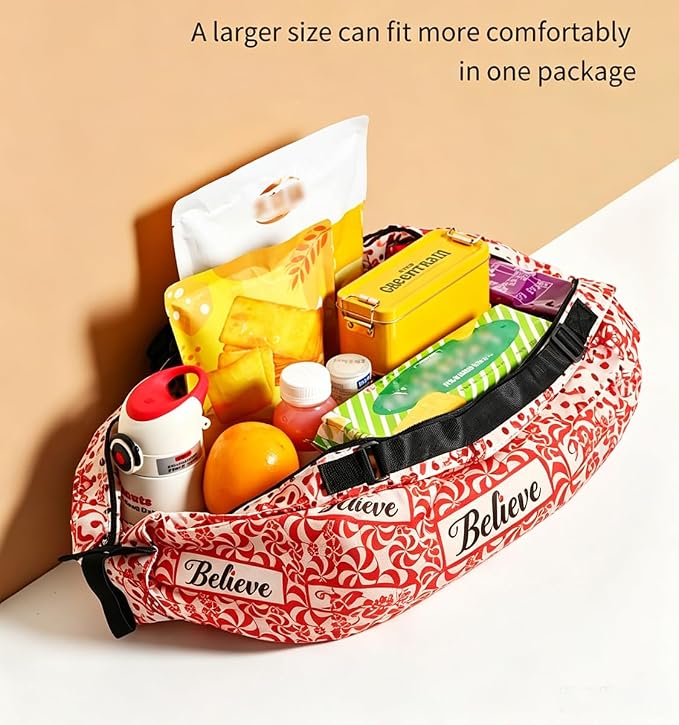 Ultralight Foldable Tote, Reusable Grocery & Travel Bag for Women Water Repellent Shopping Bag - Image 3