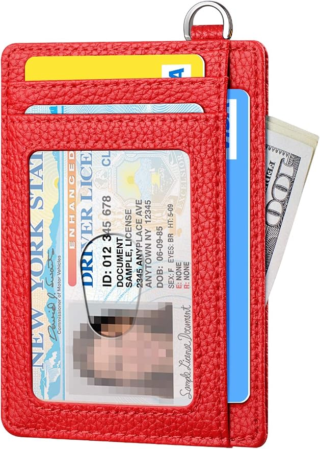 FurArt Slim Minimalist Wallet RFID Credit Card Holder for Men | slim minimalist compact rfid id window thin - Image 2