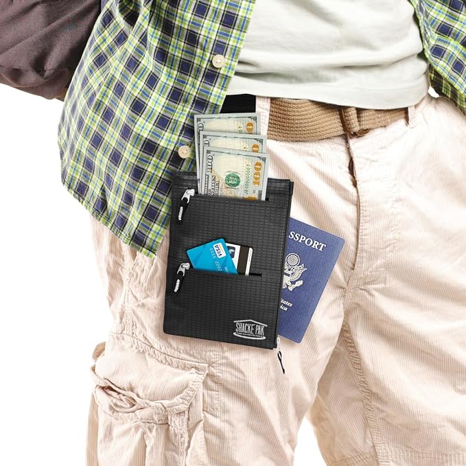 Shacke Hidden Travel Belt Wallet w/RFID Blocker - Image 5