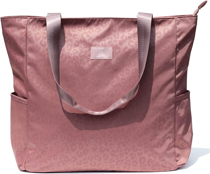 ESVAN Original Floral Water Resistant Large Tote Bag Shoulder Bag for Gym Beach Travel Daily Bags Upgraded - Image 9