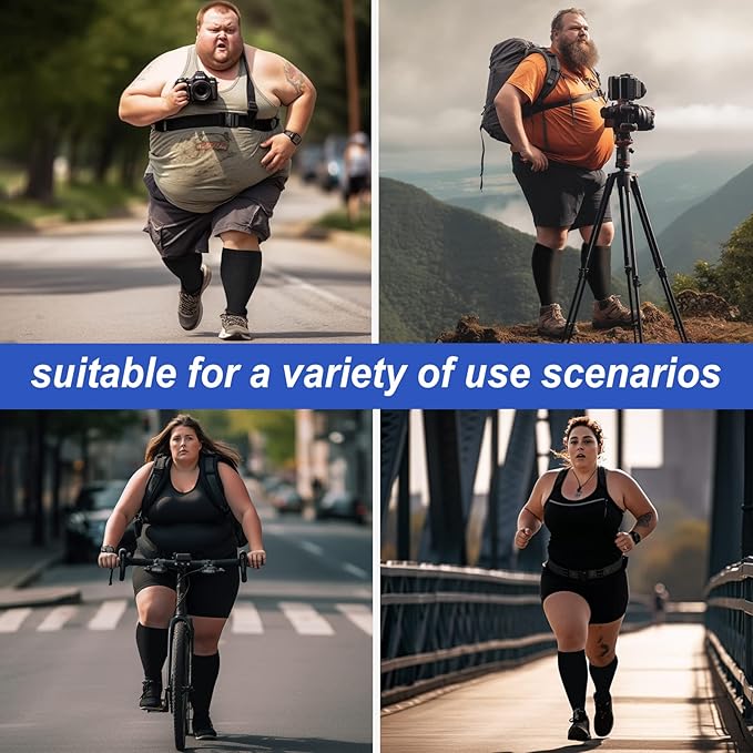 Plus Size Compression Socks: Wide Calf for Women Men 20-30 mmHg | Up to 7XL-Compression Socks for Travel Nurses Pregnant - Image 5