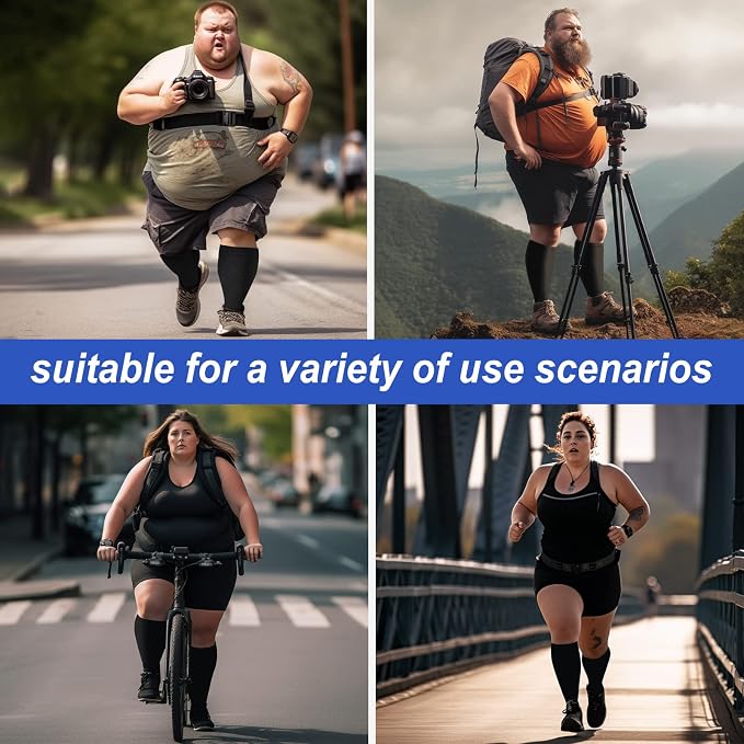 Plus Size Compression Socks: Wide Calf for Women Men 20-30 mmHg | Up to 7XL-Compression Socks for Travel Nurses Pregnant - Image 5