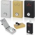 3 Pack Metal Box for Gambler - Winners Bank Portable Safe Casino Money Pocket Sized Cash Box with Key Go Home Money by Meudid