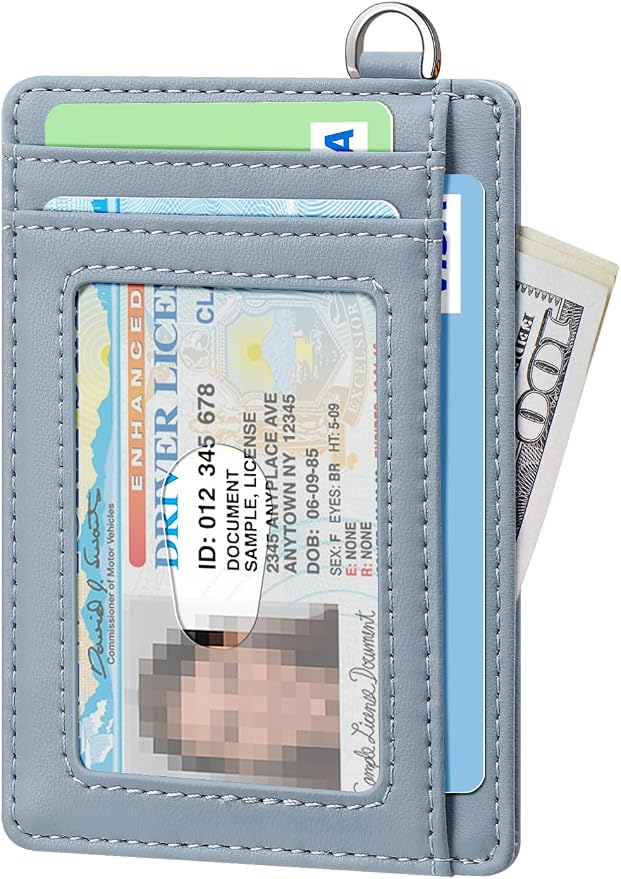 FurArt Slim Minimalist Wallet RFID Credit Card Holder for Men | slim minimalist compact rfid id window thin - Image 2