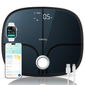 Etekcity Rechargeable Smart Scale for Body Weight, FSA Eligible, Black | HSA eligible, tracks 13 metrics including BMI, body fat and muscle mass, with Secret Mode and Bluetooth app sync by Etekcity