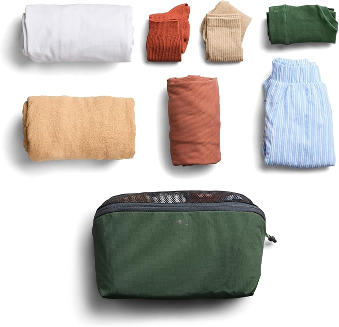 Bellroy Packing Cube 4L (Organizer Packing Pouch with Internal Zip Pocket and Durable, Lightweight Design) - Spruce - Image 7