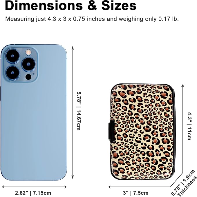Credit Card Holder Small RFID Blocking Wallet Business Metal Slim Mini Aluminum Hard Case for Women Men - Image 5