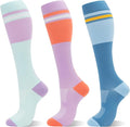 fenglaoda Compression Socks for Women Men 3 Pairs Graduated Compression Support Circulation Socks for Nurses by fenglaoda
