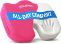 Office Chair Cushion - Seat Cushion for Tailbone Pain Relief - Butt Pillow for Coccyx, Sciatica, and Lower Back Pain - Orthopedic Chair Pad for Lumbar Support in Office Desk (Pink) by Sleepavo