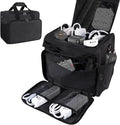 Cable Organizer Bag,Cable Management Box Cord Organizer Case | Electronics Cord Storage Bag with Adjustable Divider Large Cable Storage Bag Carrying Case for Cable, Cord,Power Strip by LOTCAIN