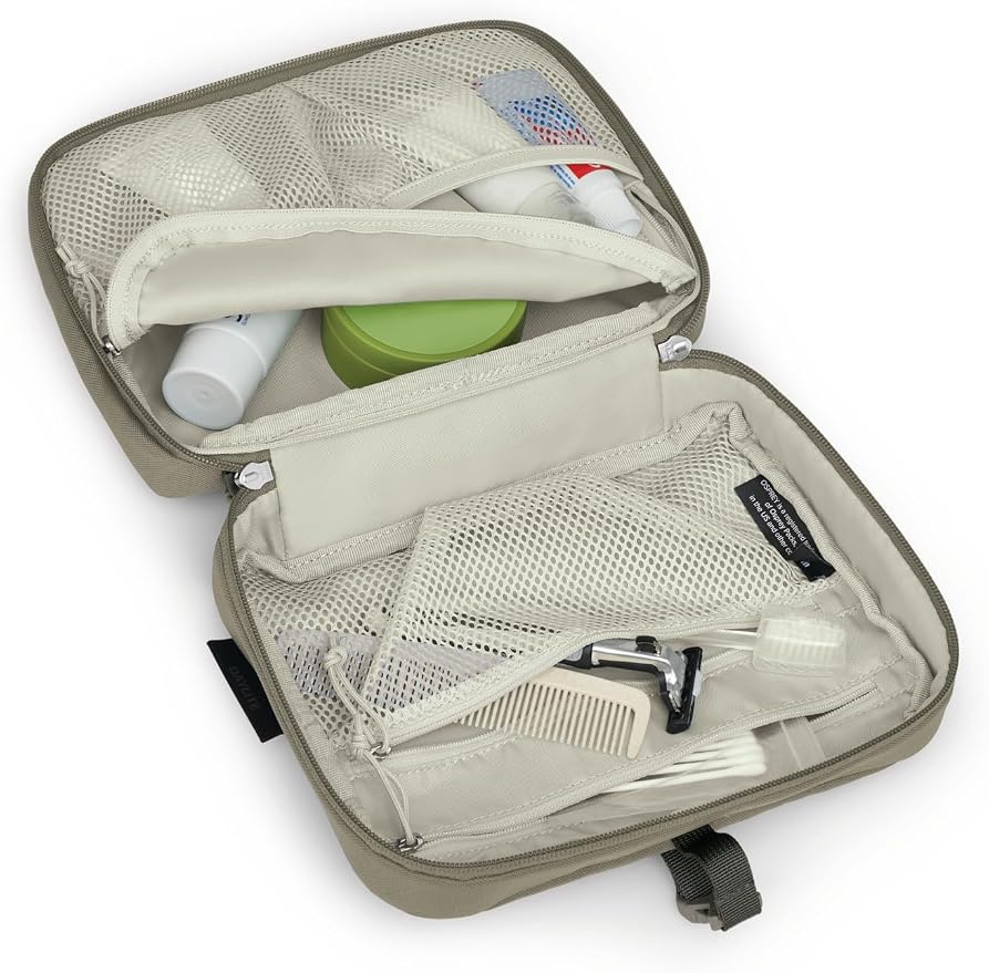 Osprey Daylite Hanging Toiletry Kit, Tan Concrete - Image 5