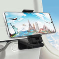 Airplane Phone Holder Hands Free Compact Travel Phone Mount with 360 Degree Rotation Universal Travel Essentials Ideal for Airplane, Table, Tray by Miruchertter