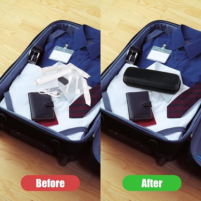 Hooqict Electric Toothbrush Travel Case for Oral-B Pro 1000, 2000, 3000, 3500, 1500 Travel Toothbrush Case Holder with Mesh Pocket Cover Protection, Protective Storage Bag Toothbrush Carrier - Image 8