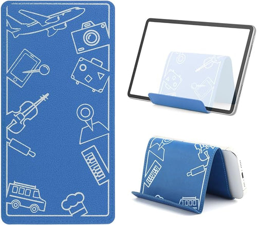 Airplane Phone Holder Flexible Flight Cell Phone Holder and Flexible Tablet Stand Airplane Travel Essential Accessories for Most Smartphones, Tablets(Color:Blue) by Ranjaner