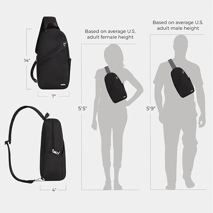 Travelon Anti-Theft Classic Sling Bag - Image 5