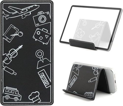 Airplane Phone Holder Flexible Flight Cell Phone Holder and Flexible Tablet Stand Airplane Travel Essential Accessories for Most Smartphones, Tablets(Color:Black) by Ranjaner