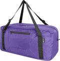 HOLYLUCK Foldable Travel Duffel Bag Luggage Great for Gym -55L, Purple by holyluck