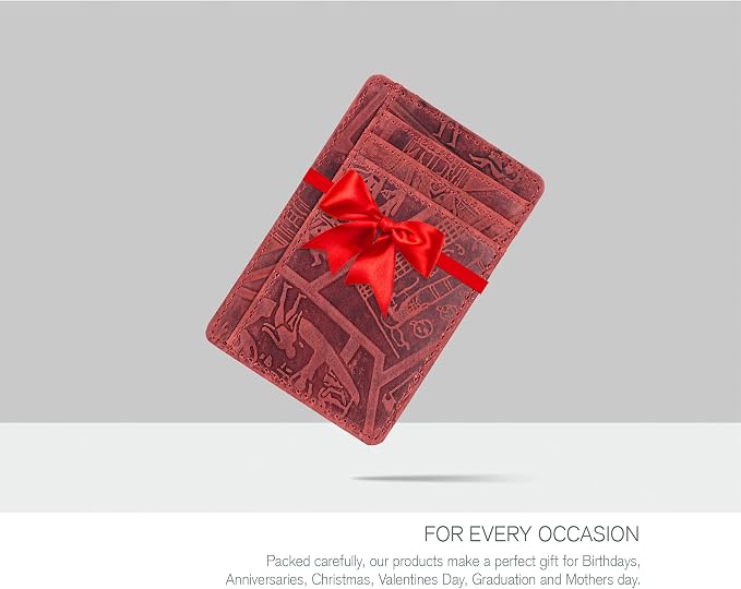 Oak Leathers Leather Wallet Slim Design - RFID Card Holder Men Women - Image 6